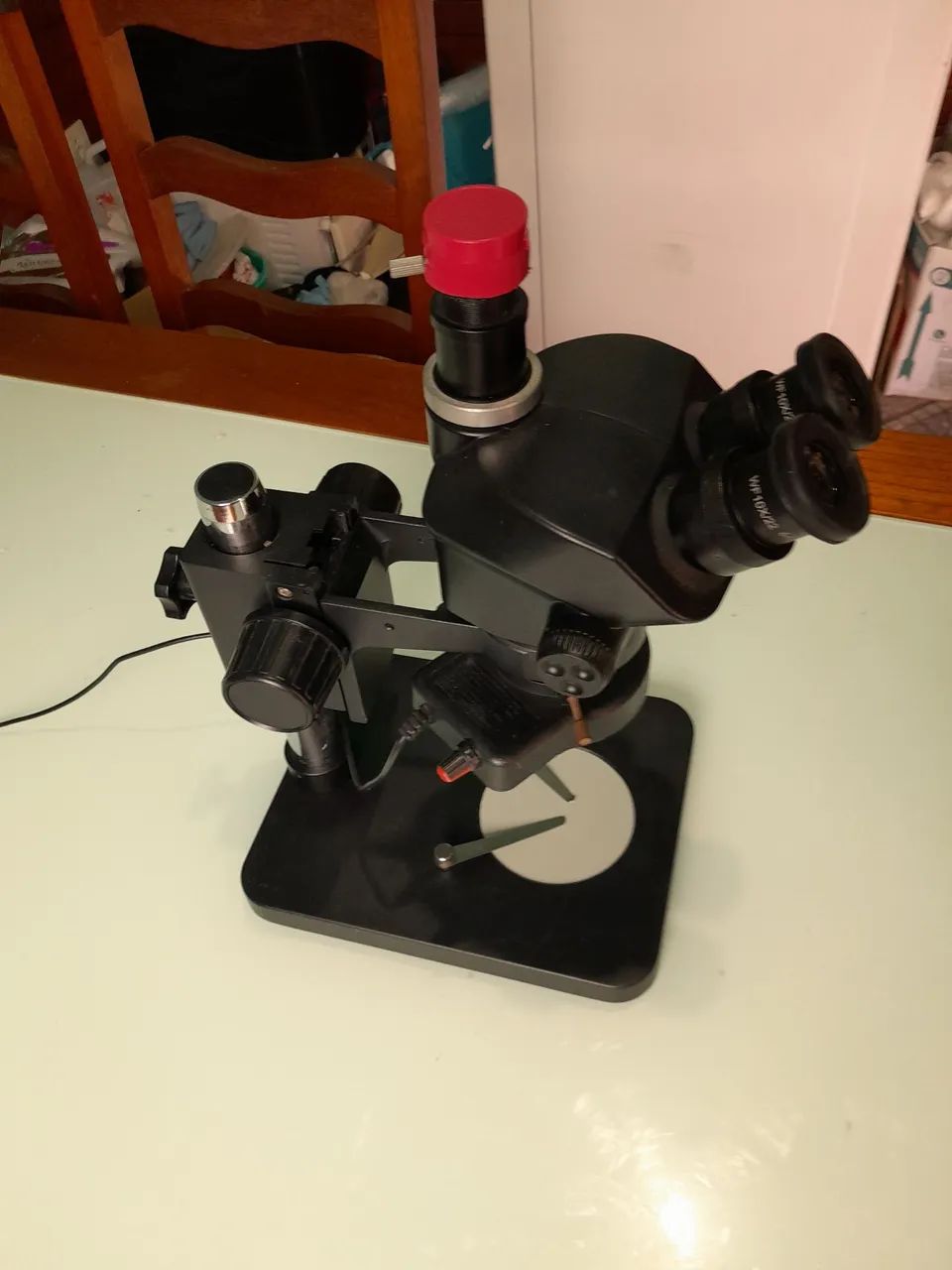 Microscópio trinocular  - Foto 3