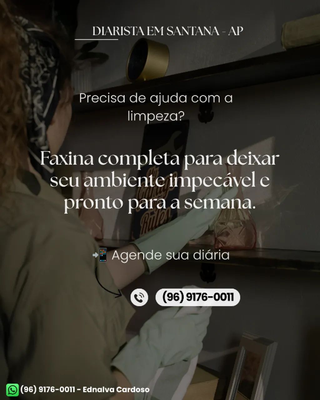 Diarista Experiente | Faxina Residencial e Comercial