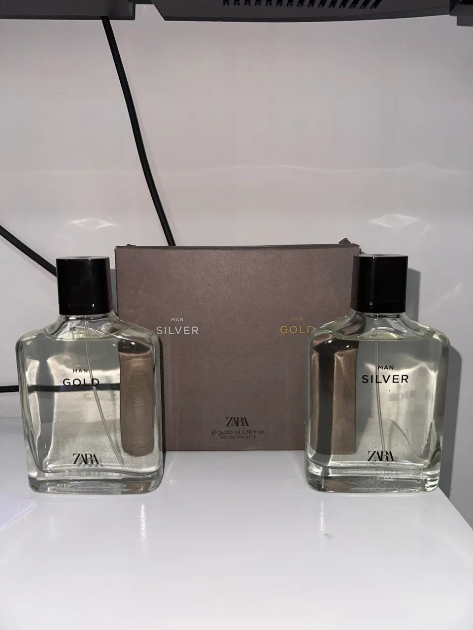 perfume Zara man silver e gold 100 ml