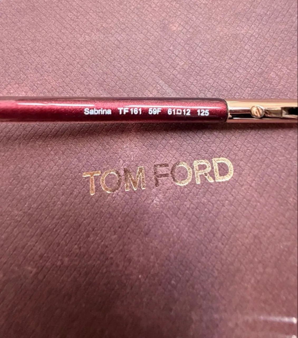 Óculos de sol Tom Ford ORIGINAL Mod. Sabrina Marrom - Foto 5