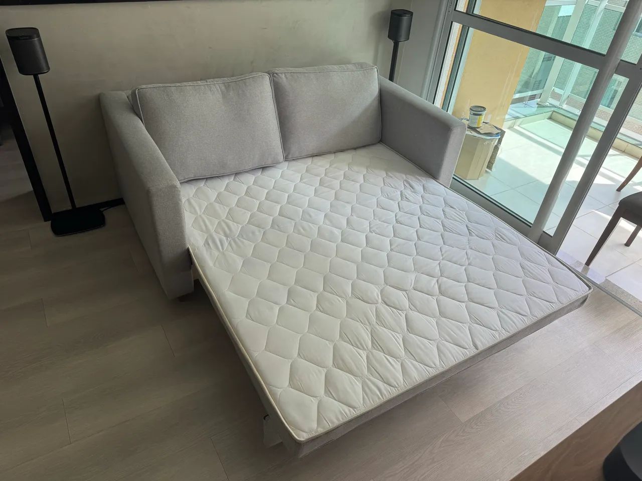 Sofá-CAMA como novo (10/6) 160 cm x 100 - Foto 5