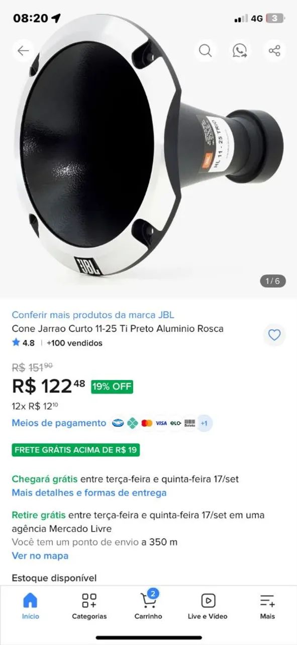 Vendo cone jarrão em bom estado - Foto 2