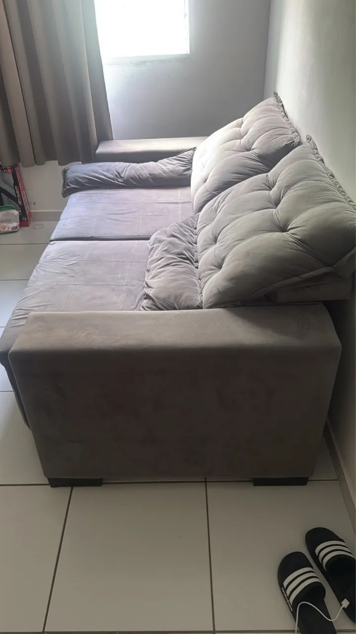 SOFÁ RETRÁTIL E RECLINÁVEL  - Foto 2