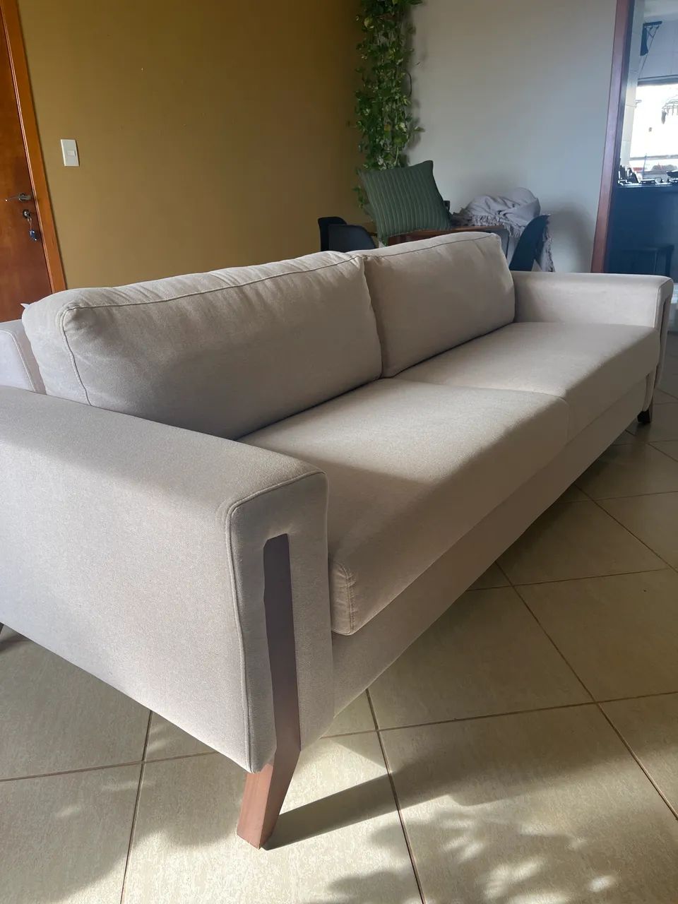 Sofá 2 lugares - Linho - Foto 2