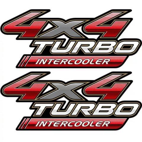 Adesivos Emblema 4x4 Turbo Intercooler Toyota Hilux - Foto 2