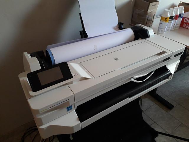 Plotter HP designjet T530 nova sem uso com Bulk r$:5.900