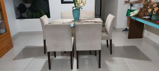 Mesa de Jantar Quadrada + cadeiras - Foto 3