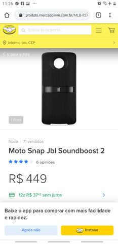 MOTO SNAP JBL Sound Boost2 original!