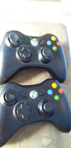 2 controles x-box 360 + receiver