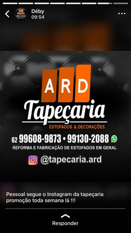 Reforma e fabricação de Estofados