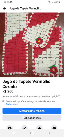 Jogo de tapete para cozinha - Foto 4
