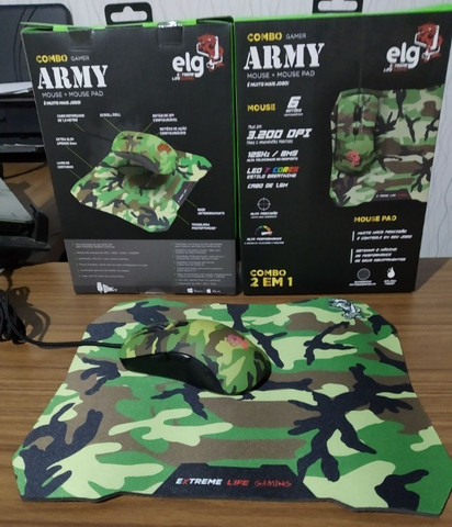Kit Mouse Gamer 3.200 Dpi + Mouse Pad - Foto 3