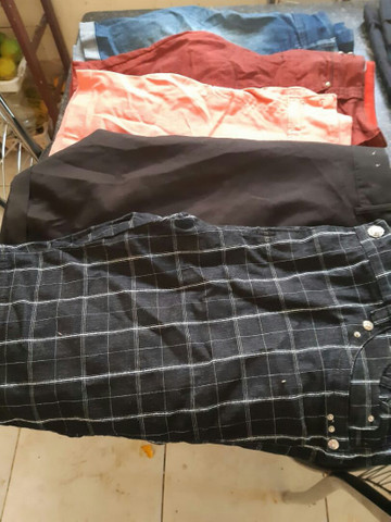 Calças/Saias/Bermudas/Semi-novas GG - Foto 3