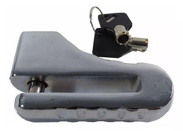 Tranca Trava De Seguranca Motocicleta Freio Disco Universal