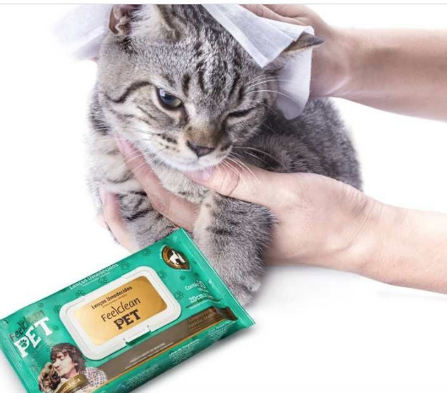 Lenco Pet FeelClean Pet c/ tampa flip top c/ 50 un