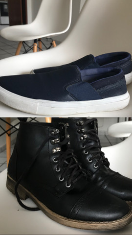 Tenis e bota