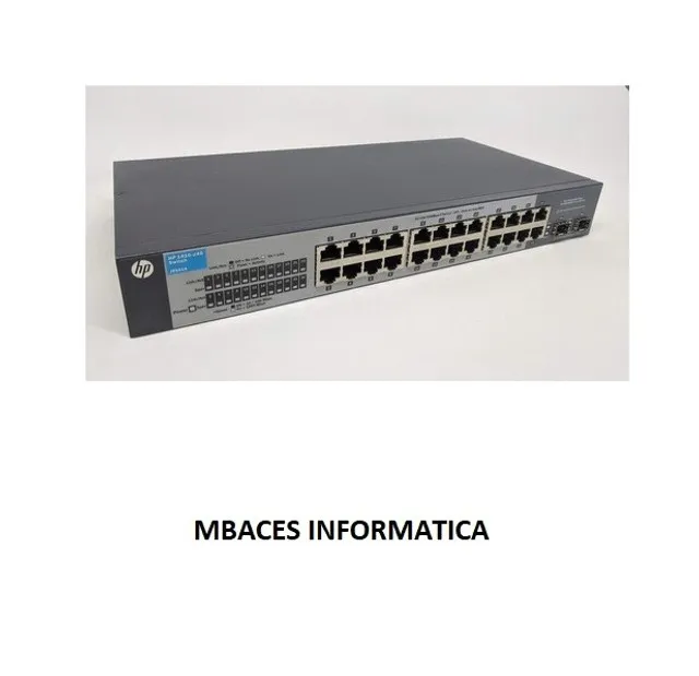 Lote Switch HP ProCurve V1410 (J9561A) 24 portas 10/100/1000 Com defeito