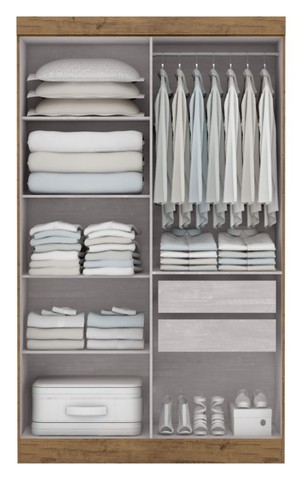 Guarda Roupa Paris 4 Portas 100% MDF - Foto 3