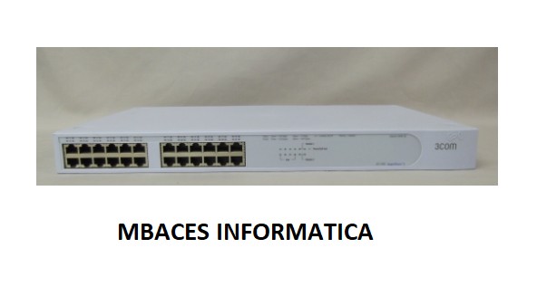 Switch 3Com 4400 - 24x 10/100 Mbps + 02x slots expansão