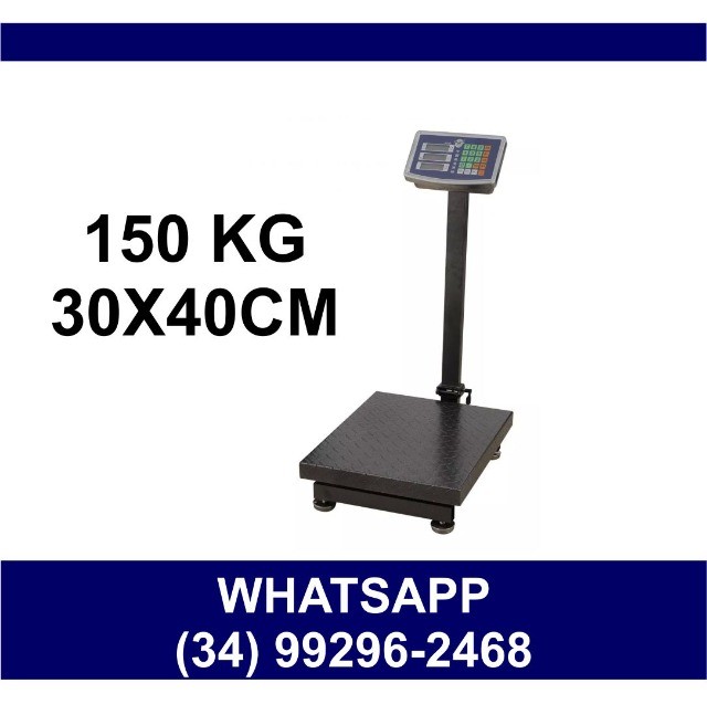 Balança Digital Plataforma 150Kg * 30x40cm * Fazemos Entregas
