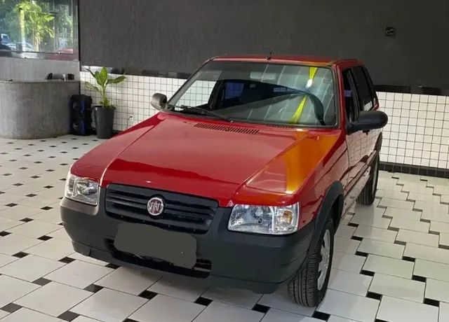 Fiat Uno Mille Way Econ, ano 2013, vermelho. (17492)