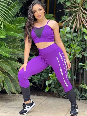 Legging 3D Básica Poliéster - GT Moda Fitness