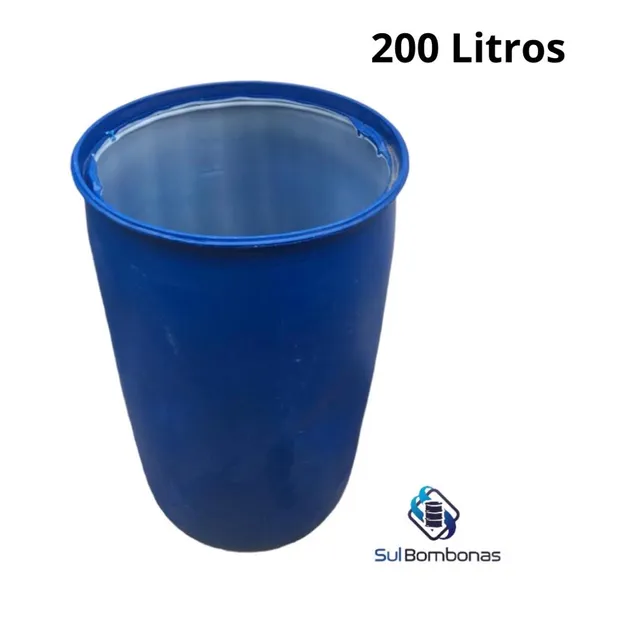 Bombona / galão 200lts sem tampa