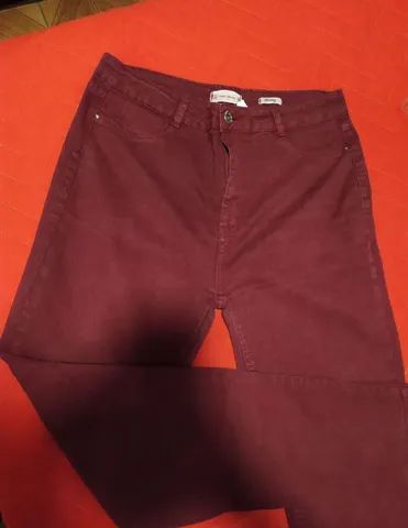 Calça bordô 46 - Foto 4