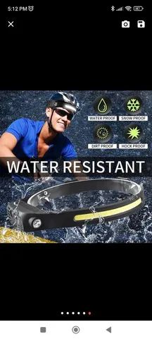 Lanterna de cabeça com sensor de movimento  - Foto 5