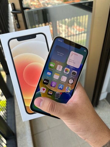 iPhone 12 branco 256gb de memoria // venha você também 