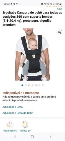 Ergobaby - Omni 360 Baby Carrier, Preto Puro