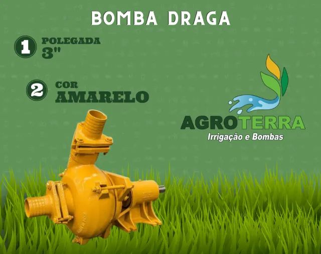 Bomba Draga 3 Polegadas Mancal para Areia Fall FGH 80/180 Alta Vazão - Foto 3