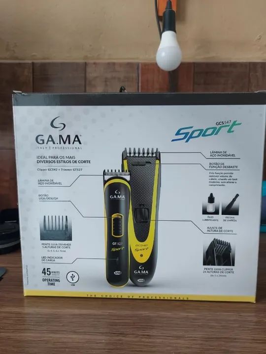 Maquina de Corte Cabelo Gama Sport  - Foto 4