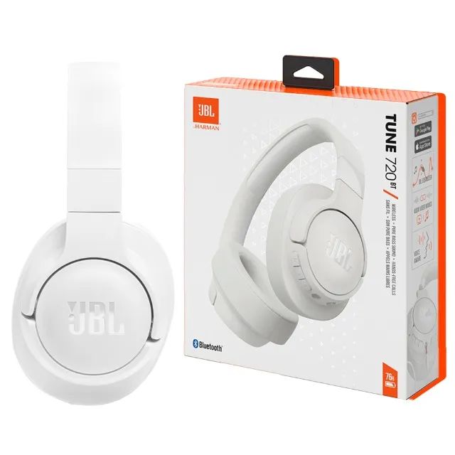 Headphone Bluetooth e com Cabo JBL Tune 720 - Original Branco - Foto 4