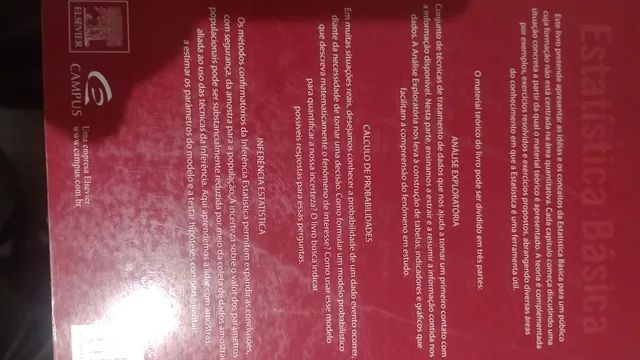 Livro estatística básica - Foto 2