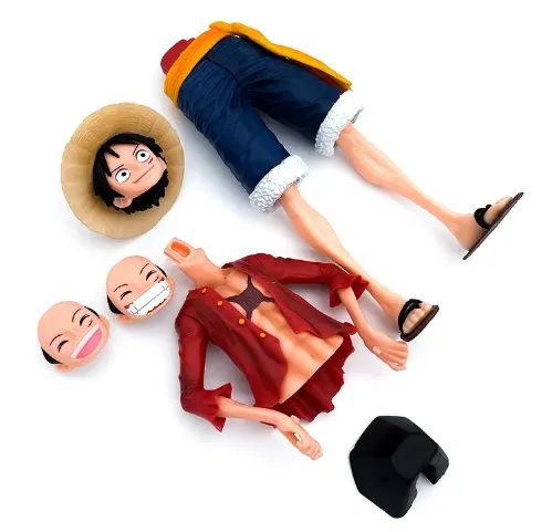 Boneco Monkey D.  Luffy 28cm, Action Figure, Anime One Piece Colecionável - Foto 4