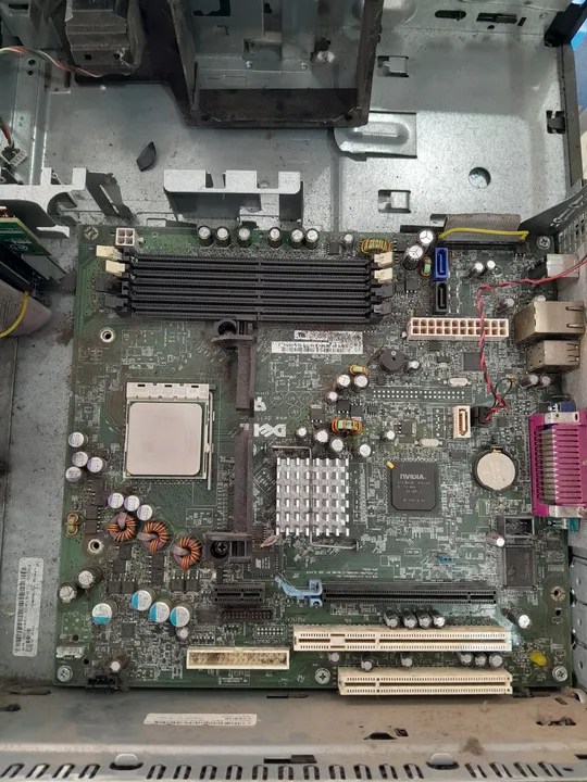 Kit placa processador e memória Dell Optiplex 740 Atlhlon X2 5400B