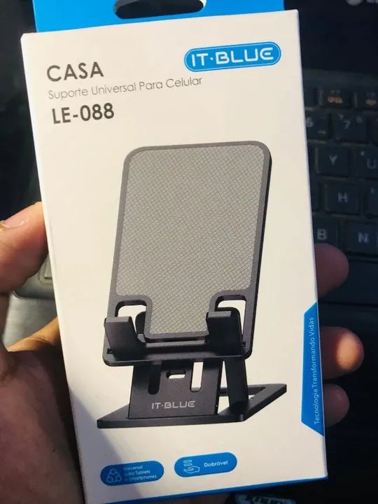 Suporte de Celular Mesa Ajustável Tablet Smartphone - Garantia - Foto 3