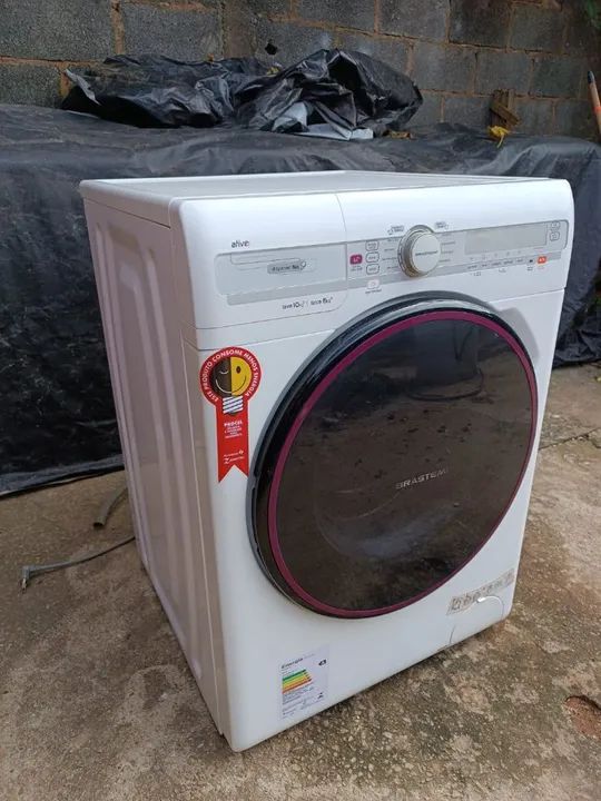 Lava e Seca Brastemp 10kg inverter painel Touch-screen luz interna aclive entrega  - Foto 5