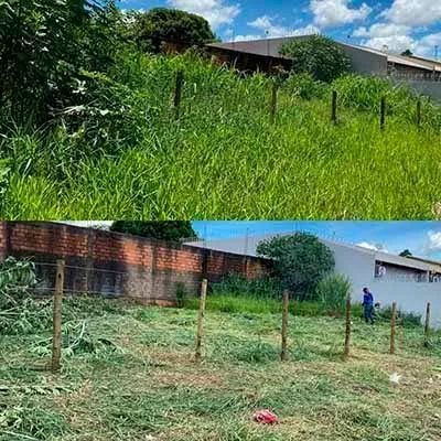 Limpeza de terrenos e lotes