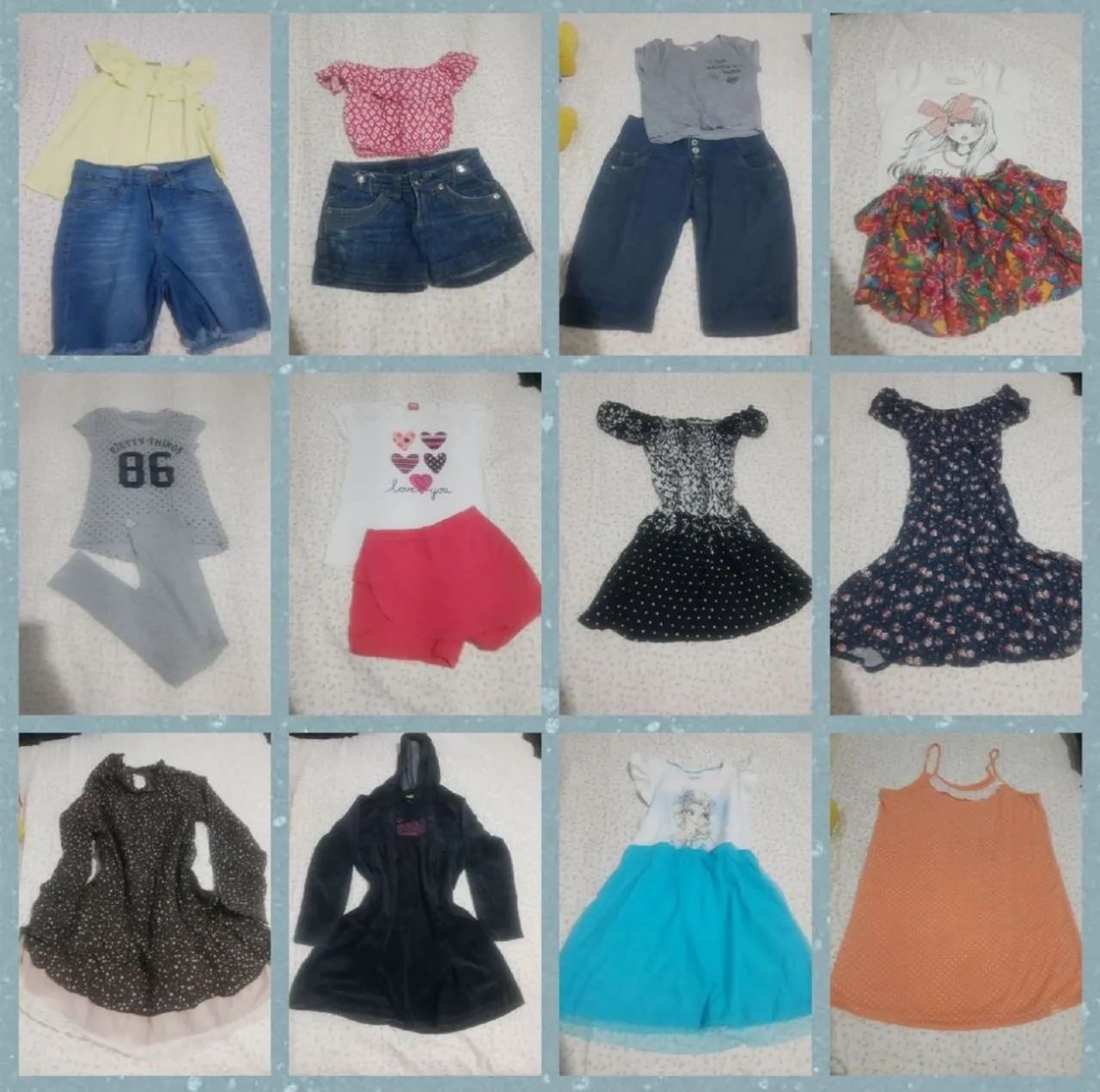 Lote de Roupas Infantis menina 10/12 anos