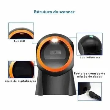 Leitor De Codigo De Barras 1D-2D Para Desktop Com Fio Lm 701 Bmax  Loja Coimbra Entregamos - Foto 5