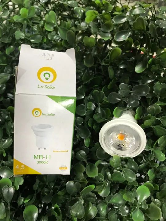 Lâmpada LED MR-11 3000K Luz Solar