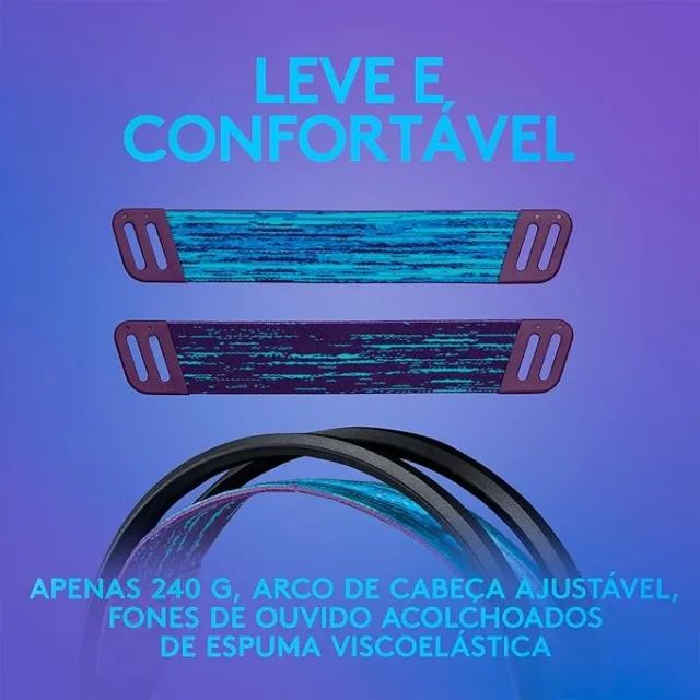 Headset Gamer Logitech G335 para PC, PlayStation, Xbox, Nintendo Switch e Mobile - Preto