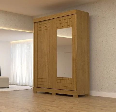 Guarda Roupa Ayla C/ Espelho, 100% MDF - ACP Moveis