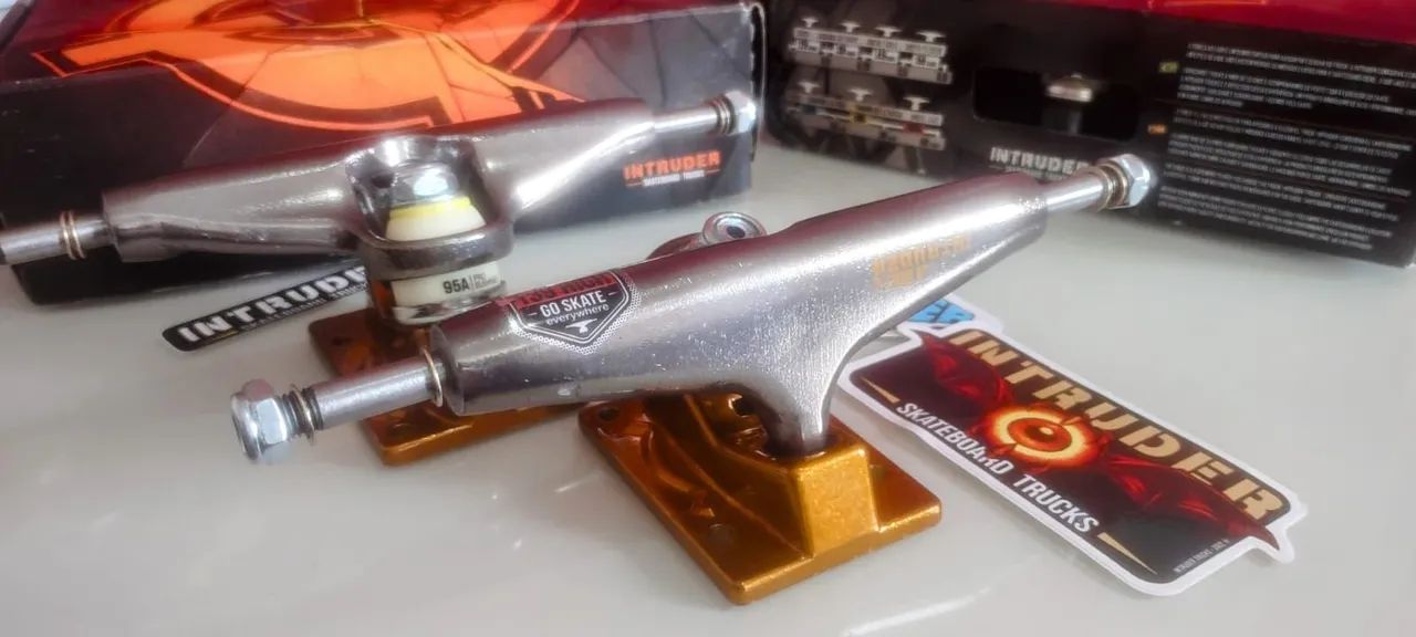 Truck Skate Intruder Noble III Whisky 139mm - Foto 5