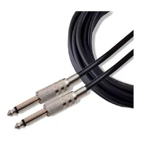 Cabo P10 x P10 3 Metros Guitarra Violão Baixo Teclado - Foto 5