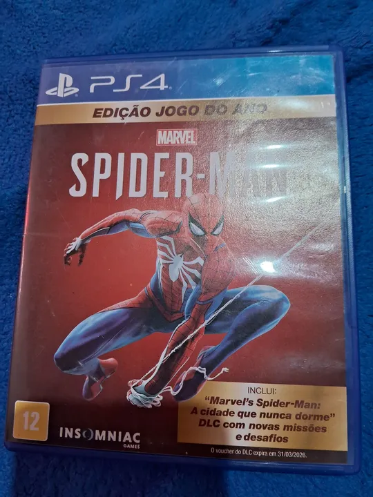 Jogo PS4 Marvel's Spider-Man Edição Jogo do Ano - Novo