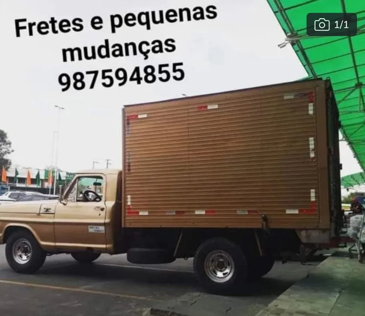 Frete e pequena mudança.