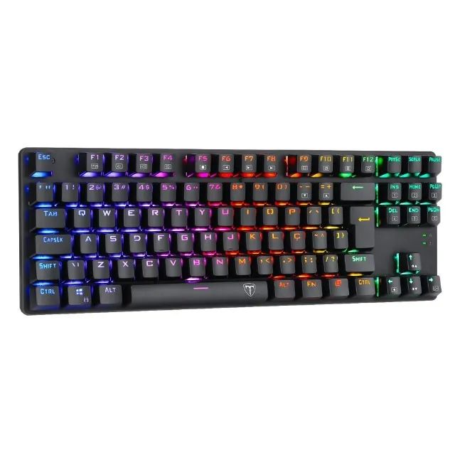 Teclado Gamer Mecânico T-Dagger Bora RGB Switch Blue - WZetta - Foto 2